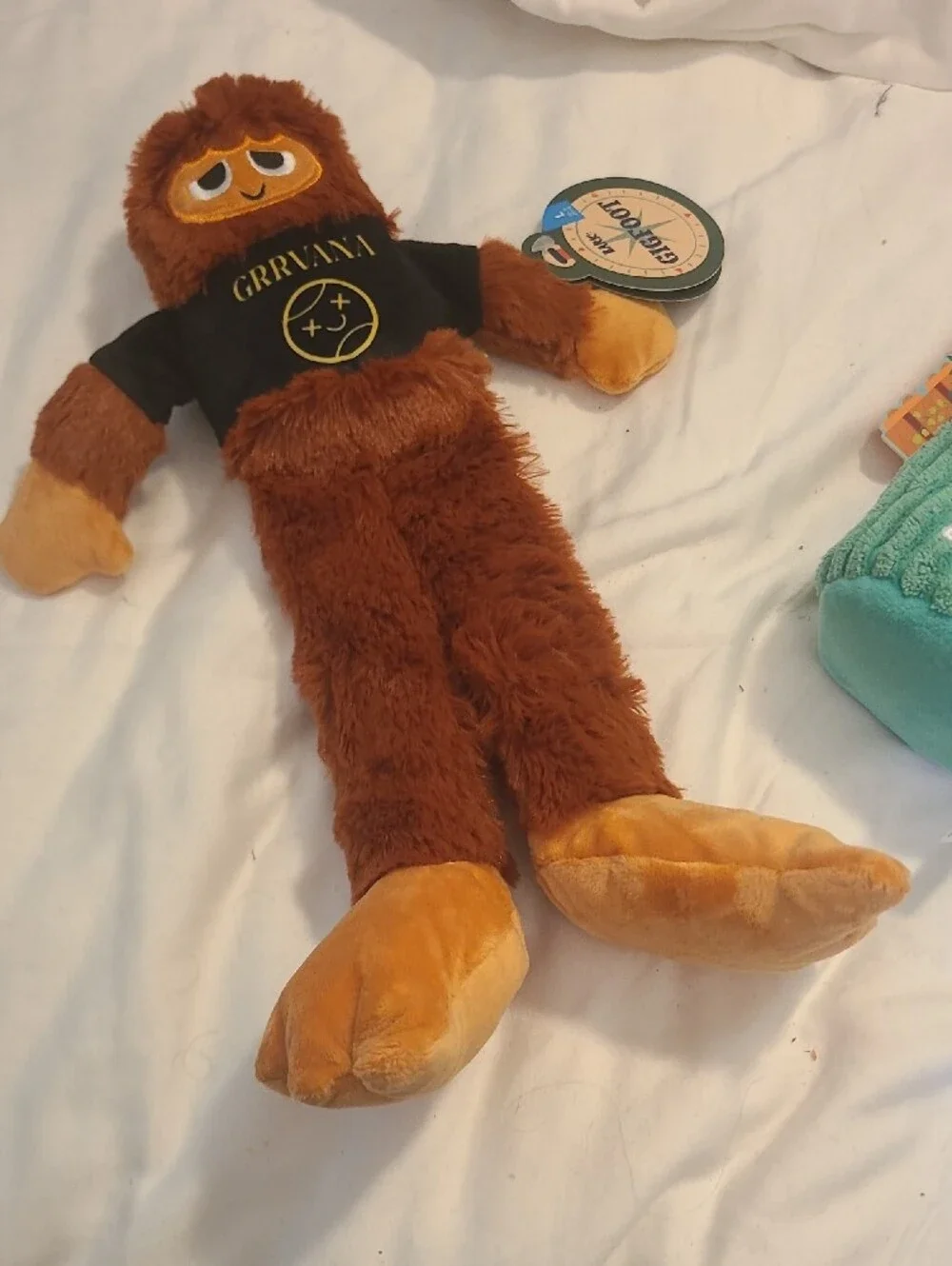 Bark Plush Sloth Duo with Teal Compost Cup